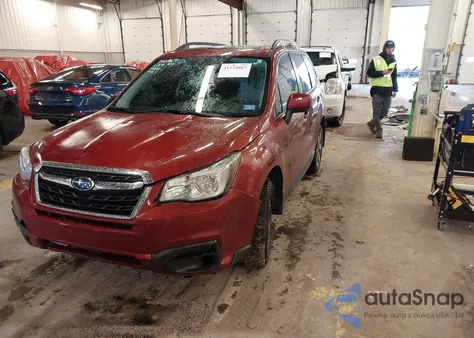 2018 Subaru Forester 2.5I Premium из США, поврежденный, VIN JF2SJADC5JH601358